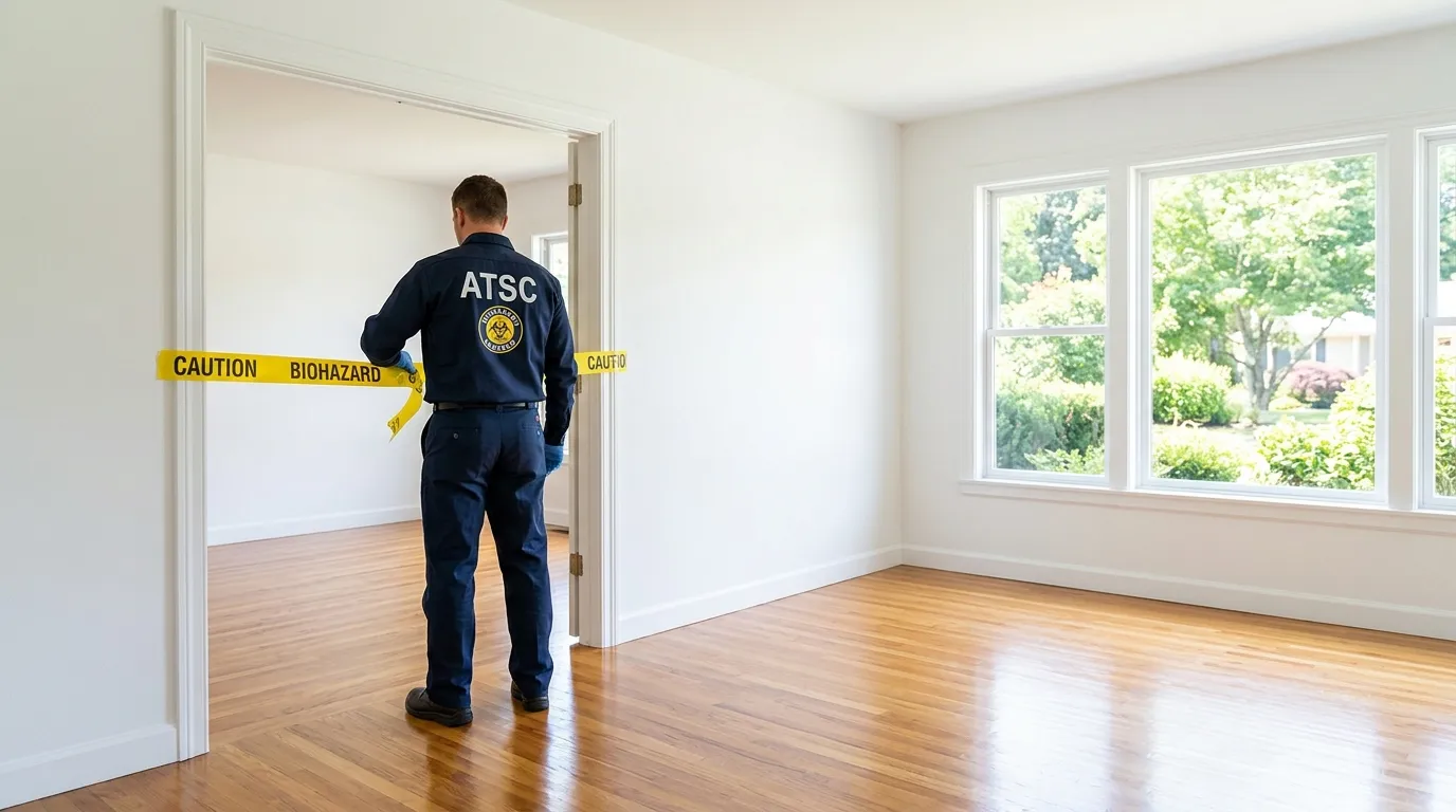 Certified biohazard cleanup crew performing Trauma Scene Cleanup in Palolo